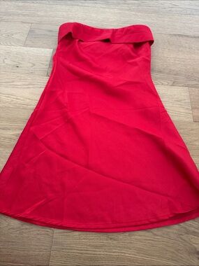 Princess Polly• NWOT Strapless Red Mini Dress